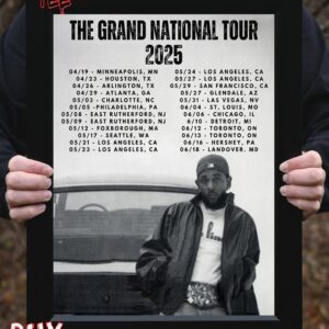 Kendrick Lamar And SZA Grand National Tour 2025 In US Dates List Home Decor Poster Canvas