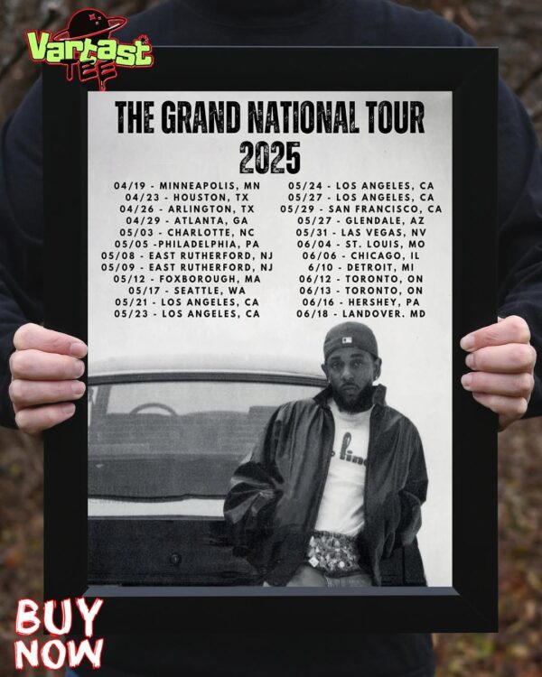 Kendrick Lamar And SZA Grand National Tour 2025 In US Dates List Home Decor Poster Canvas