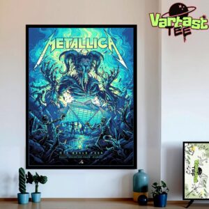 Metallica M72 Atlanta Exclusive Pop-Up Shop Poster M72 World Tour 2025 At Mercedes-Benz Stadium In Atlanta GA On June 3rd 2025 Home Decor Poster Canvas