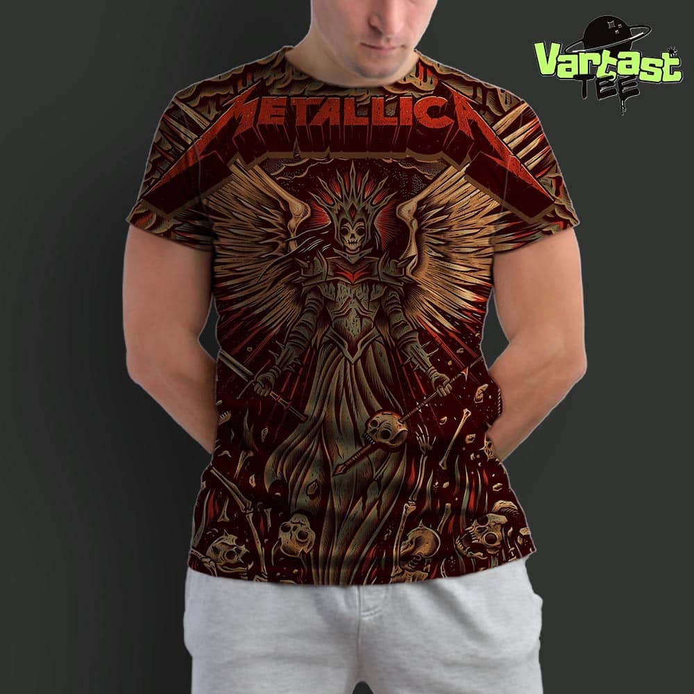 Metallica M72 Atlanta The Venue World Tour 2025 Poster At Mercedes-Benz Stadium In Atlanta GA On June 3rd 2025 All Over Print Shirt Metallica M72 Atlanta The Venue World Tour 2025 Poster At Mercedes-Benz Stadium In Atlanta GA On June 3rd 2025 All Over Print Shirt