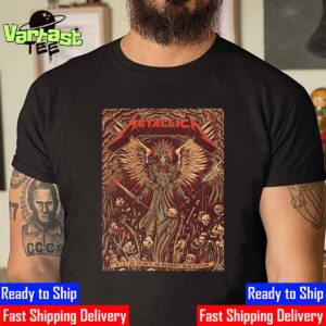 Metallica M72 Atlanta The Venue World Tour 2025 Poster At Mercedes-Benz Stadium In Atlanta GA On June 3rd 2025 Unisex T-Shirt