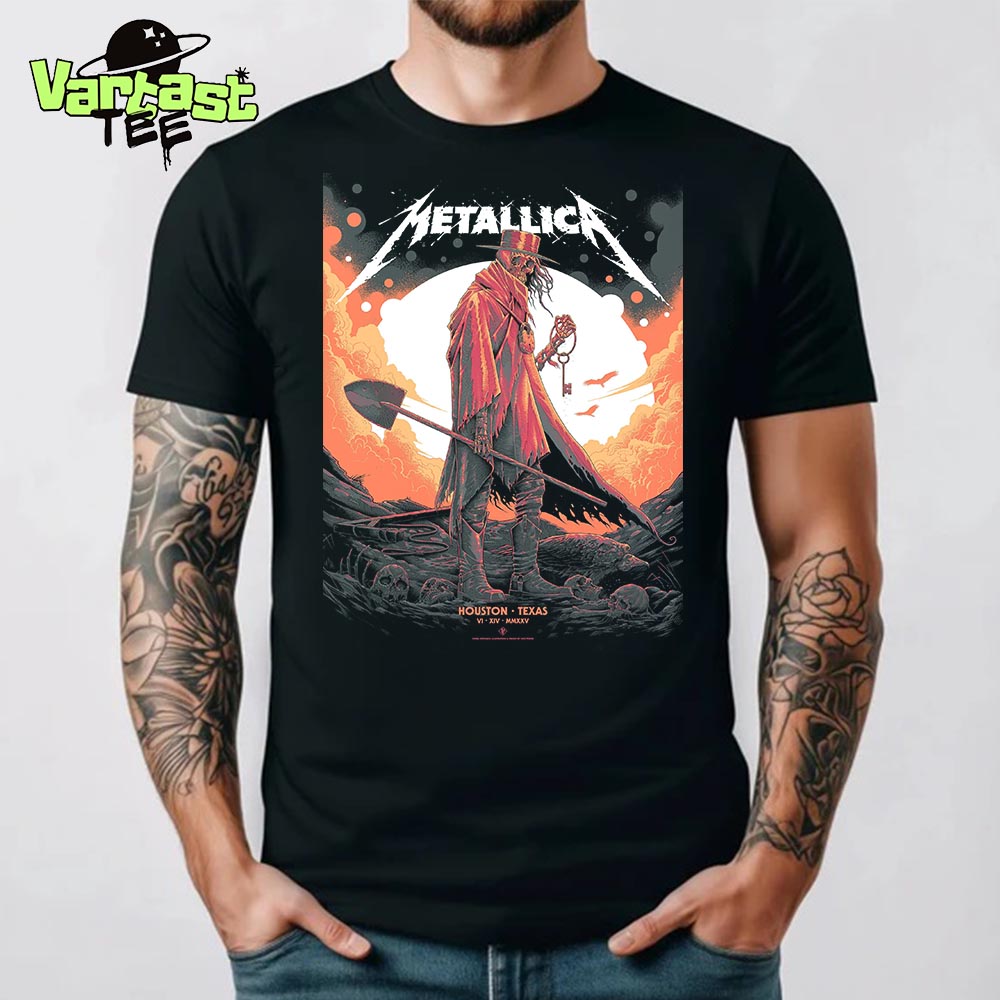 Metallica M72 Houston Texas Pop-Up Shop Poster At NRG Stadium In Houston Texas On June 14th 2025 Classic T-Shirt Metallica M72 Houston Texas Pop-Up Shop Poster At NRG Stadium In Houston Texas On June 14th 2025 Classic T-Shirt