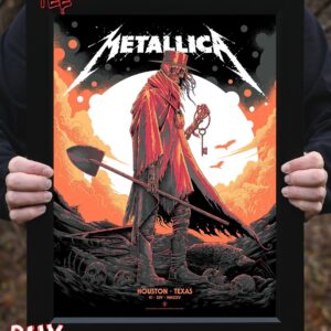 Metallica M72 Houston Texas Pop-Up Shop Poster At NRG Stadium In Houston Texas On June 14th 2025 Wall Decor Poster Canvas