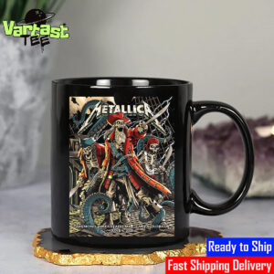 Metallica M72 Tampa 2025 World Tour Poster Show Tonight At Raymond James Stadium In Tampa FL On June 6th 2025 Coffee Mug