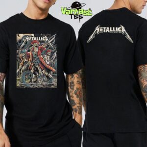 Metallica M72 Tampa 2025 World Tour Poster Show Tonight At Raymond James Stadium In Tampa FL On June 6th 2025 Two Sides Unisex T-Shirt