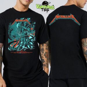 Metallica M72 Tampa Pop-Up Shop Poster The Venue For M72 North American Tour 2025 At Raymond James Stadium In Tampa FL On June 6-8 2025 Two Sides Unisex T-Shirt