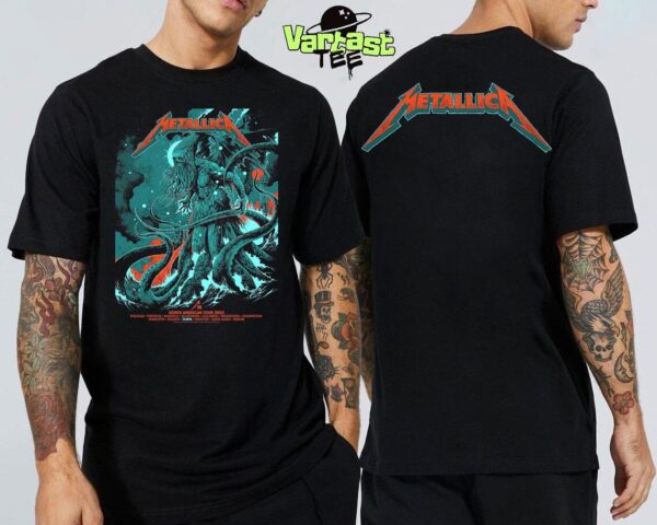 Metallica M72 Tampa Pop-Up Shop Poster The Venue For M72 North American Tour 2025 At Raymond James Stadium In Tampa FL On June 6-8 2025 Two Sides Unisex T-Shirt