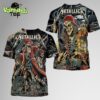 Metallica M72 Tampa World Tour 2025 Tonight Poster The Venue At Raymond James Stadium In Tampa FL On June 8th 2025 All Over Print Shirt