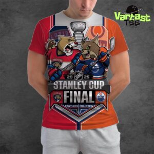 The 2025 Stanley Cup Final Is Set Florida Panthers Vs Edmonton Oilers All Over Print T-Shirt