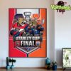 The Edmonton Oilers Advanced 2025 Stanley Cup Final Home Decor Poster Canvas