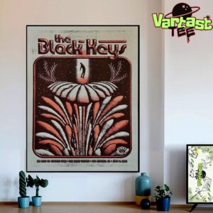 The Black Keys No Rain No Flowers Tour 2025 At The The Greek Theatre In Los Angeles CA On June 3rd 2025 Home Decor Poster Canvas