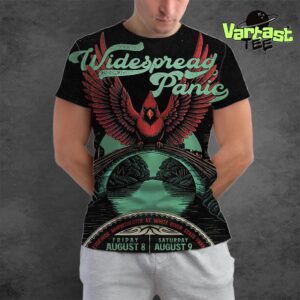 Widespread Panic Live At Everwise Amphitheater At White River State Park In Indianapolis IN On August 8-9 2025 All Over Print T-Shirt